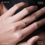 Pave Bow Ring