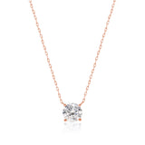 Round Solitaire Necklace