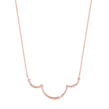 Wavy Diamond Necklace