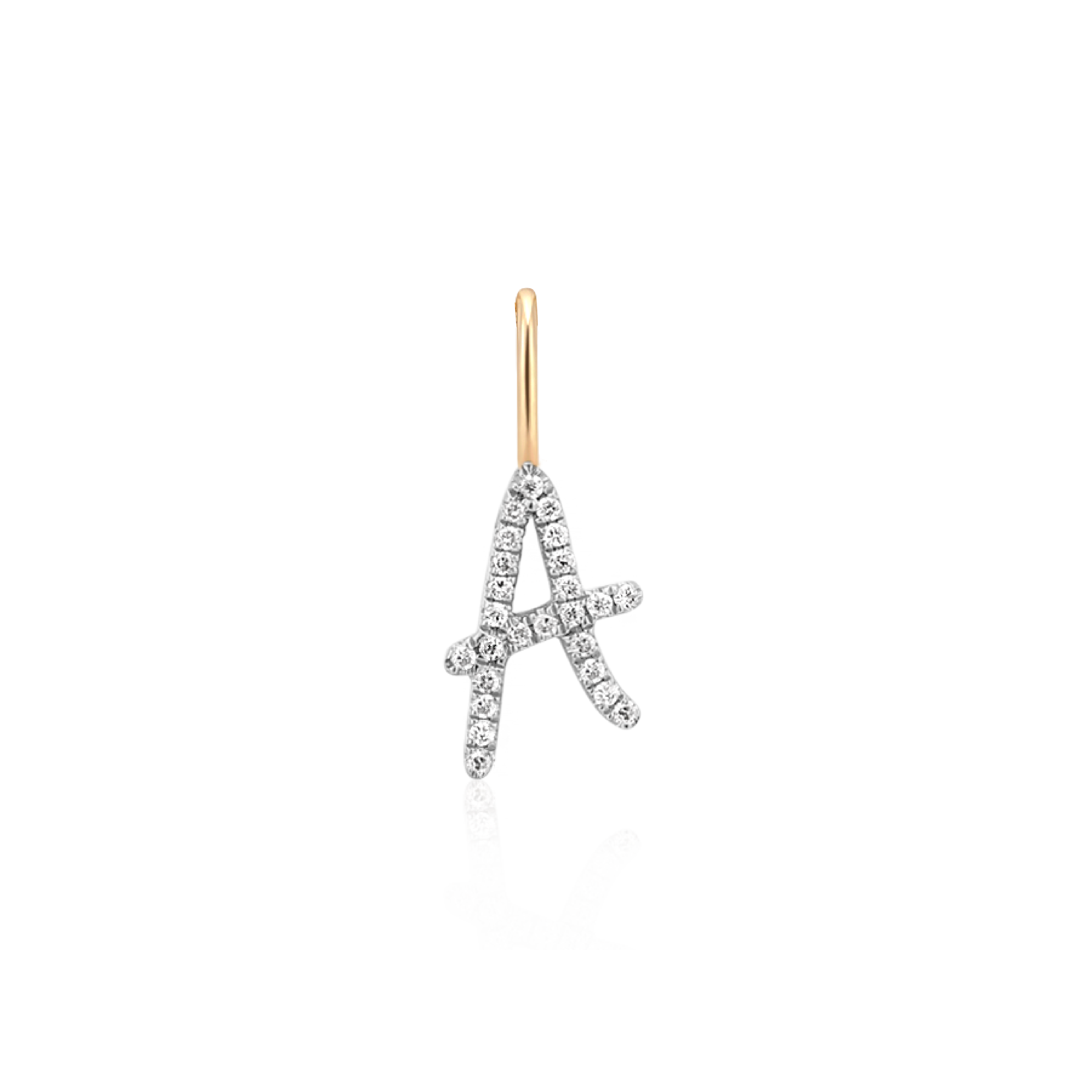 Diamond Letter Pendant