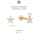 Bloom Diamond Flatback Studs