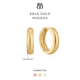 Bold Gold Huggies