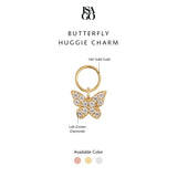 Butterfly Huggie Charm