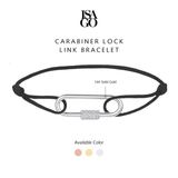 EVERYDAY LUXE BUNDLE Carabiner Lock Link Bracelet + Rainbow Arch Pendant + Mini Round Diamond Flatback