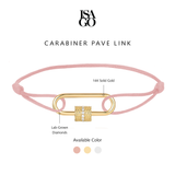 EVERYDAY LUXE BUNDLE Carabiner Pavé Link Bracelet + Rainbow Arch Pendant + Mini Round Diamond Flatback