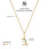 Capricorn Diamond Pendant