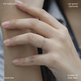 Clover Petite Diamond Ring