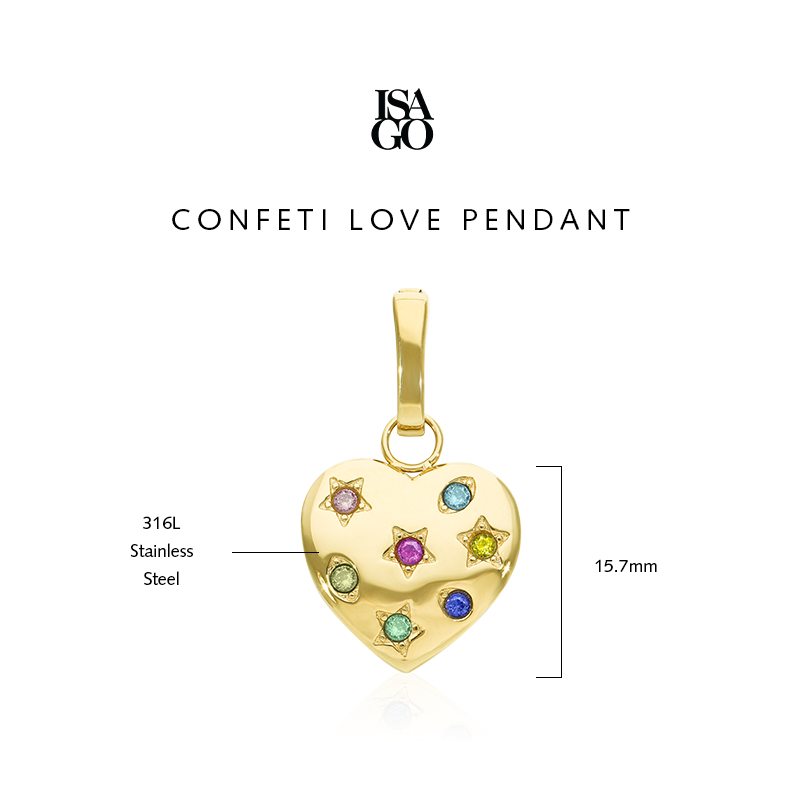 Confeti Love Pendant
