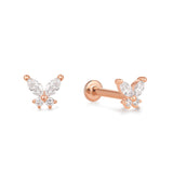 Flutter Diamond Flatback Studs