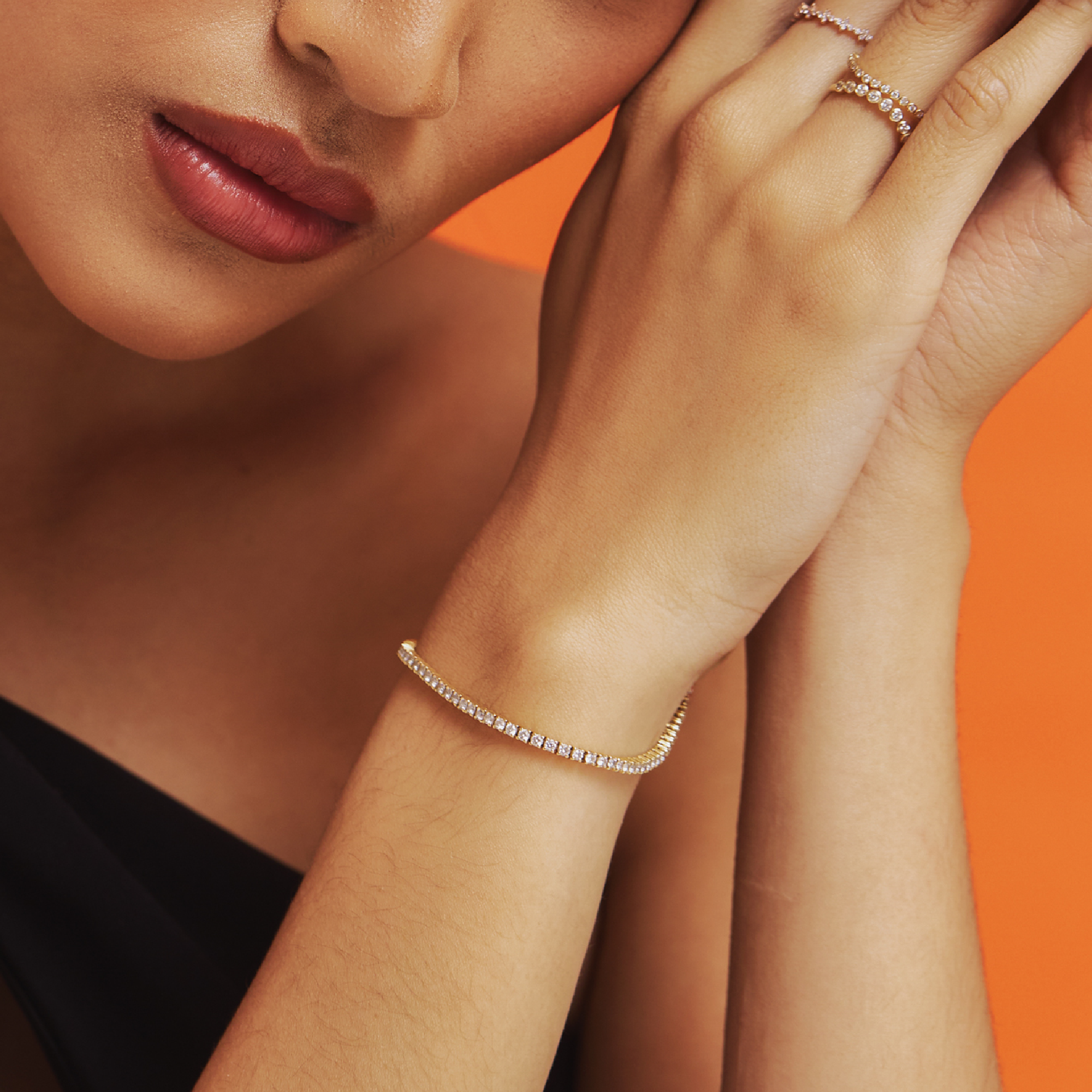 Diamond Tennis Bracelet – Isago Jewels - Main Image