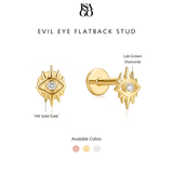 Evil Eye Flatback Stud