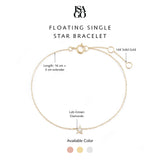 Floating Single Star Bracelet