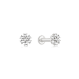 Blossom Diamond Flatback Studs