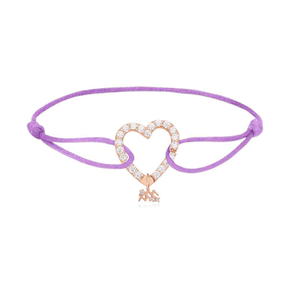 NEW Special Bundle Heart Pave Link Bracelet + Horoscope Pendant