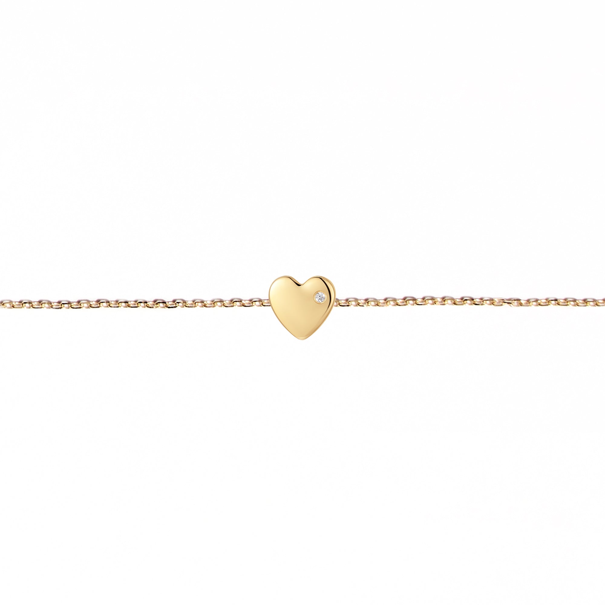 Permanent Bracelet With Slider Yellow Gold