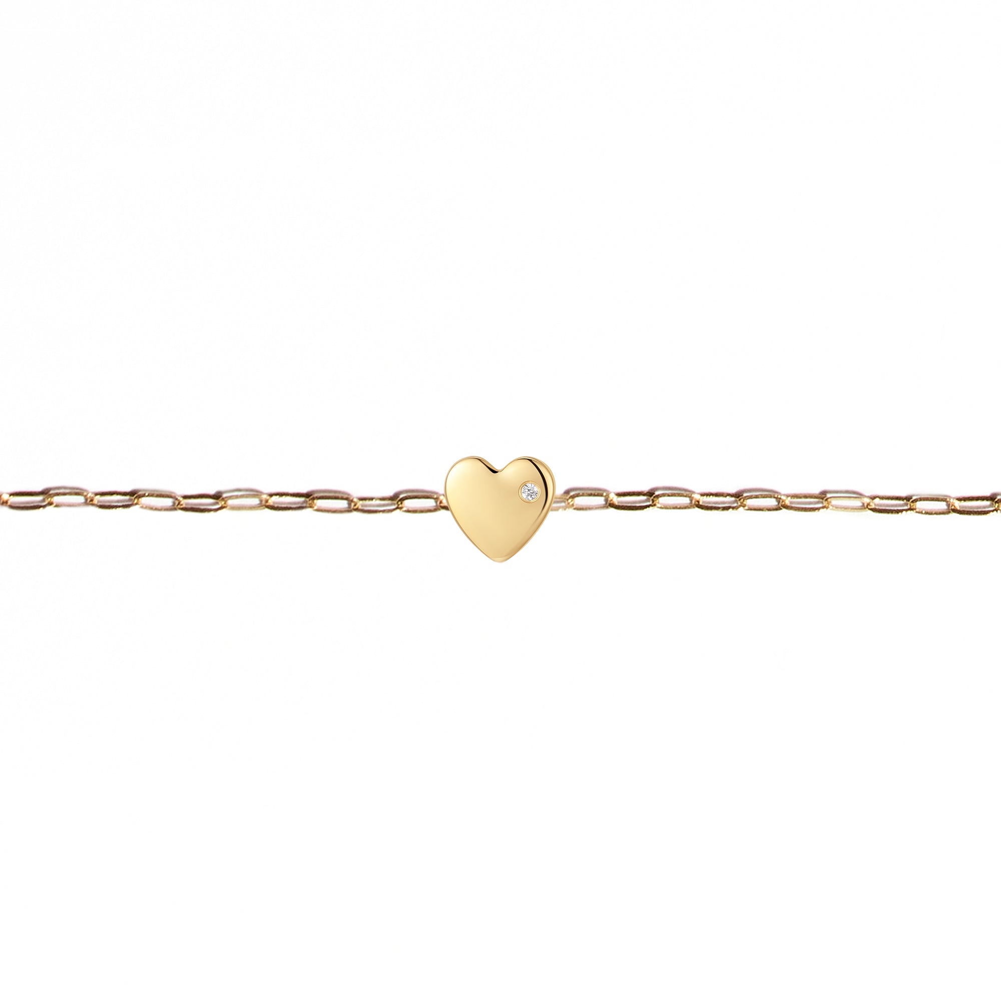 Permanent Bracelet With Slider Yellow Gold