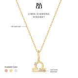 Libra Diamond Pendant