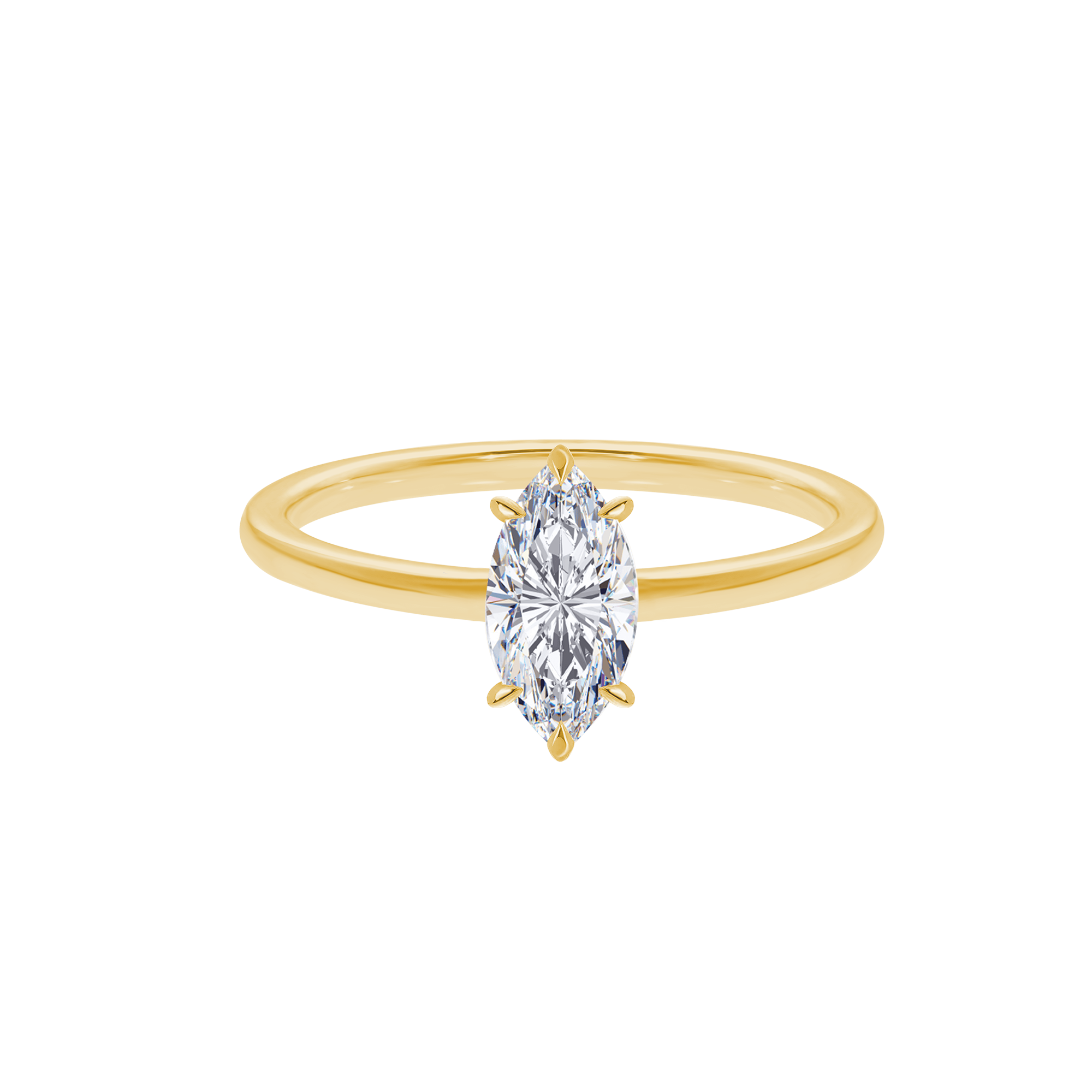 Marquise Solitaire Ring