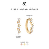 Nest Diamond Huggies