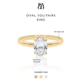 Oval Solitaire Ring