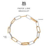 Isago Studio Gelang Wanita Ever Metal Paper Link Bracelet