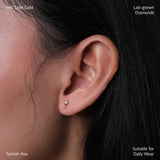 Perennial Diamond Drop Studs