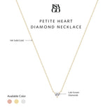 Petite Heart Diamond Necklace