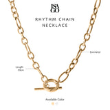Isago Studio Kalung Wanita Ever Metal Rhythm Chain Necklace