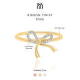 Ribbon Twist Ring