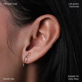Ribbon Twist Studs