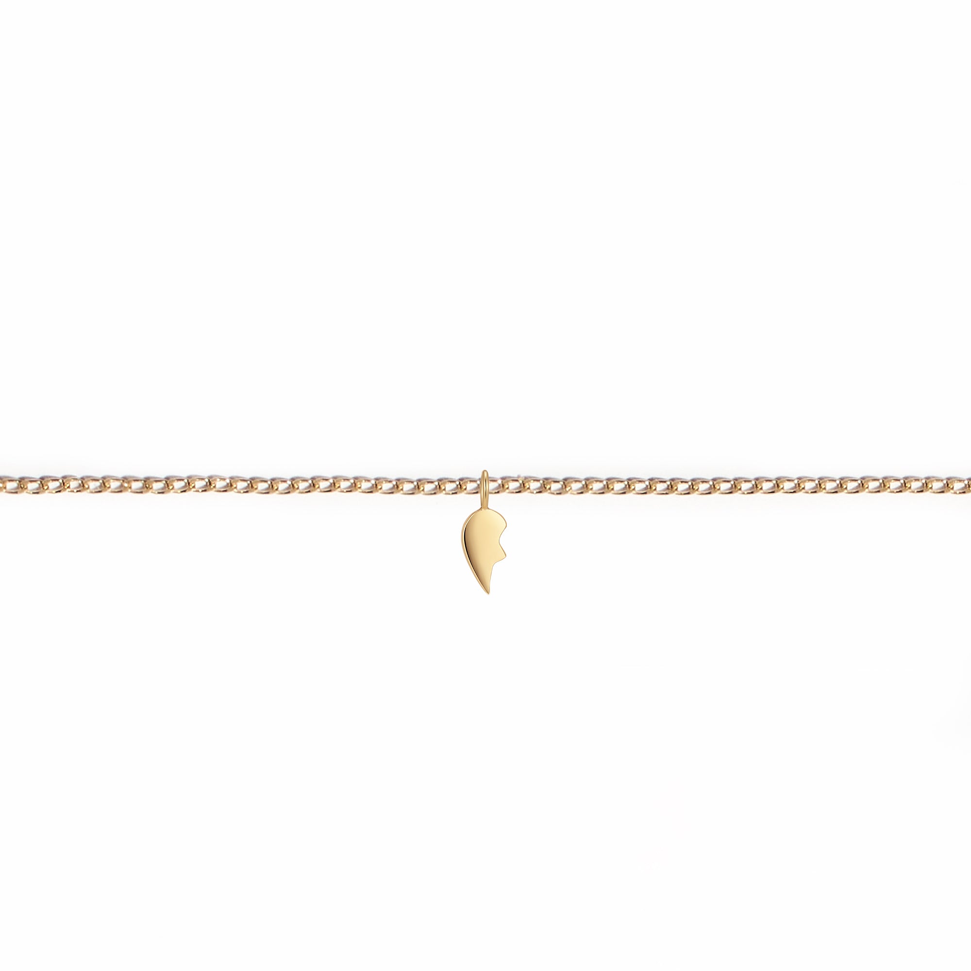 Permanent Bracelet With Slider Yellow Gold