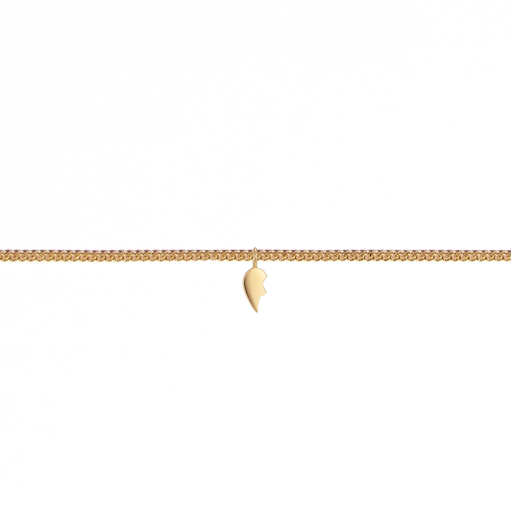 Permanent Bracelet With Slider Yellow Gold