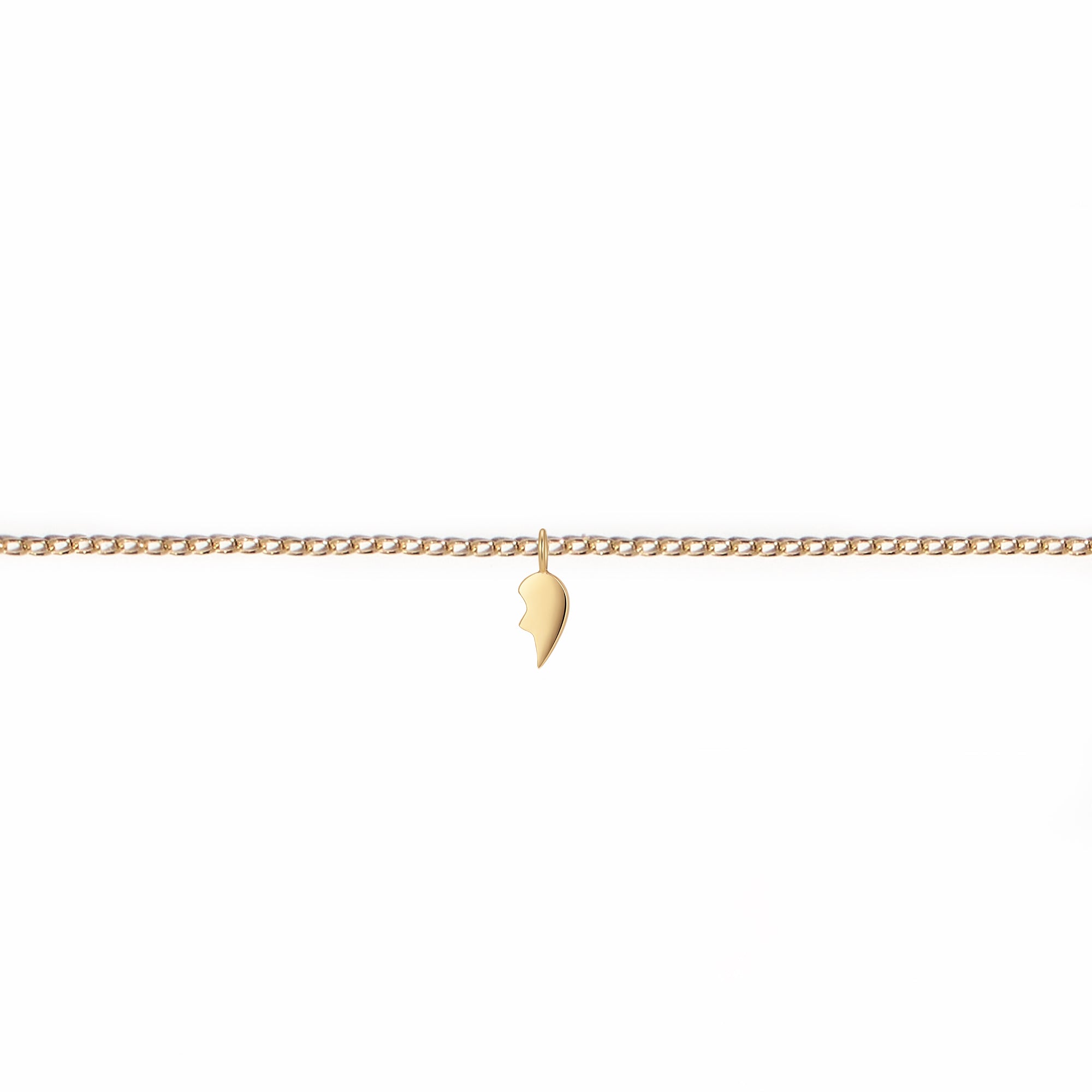 Permanent Bracelet With Slider Yellow Gold