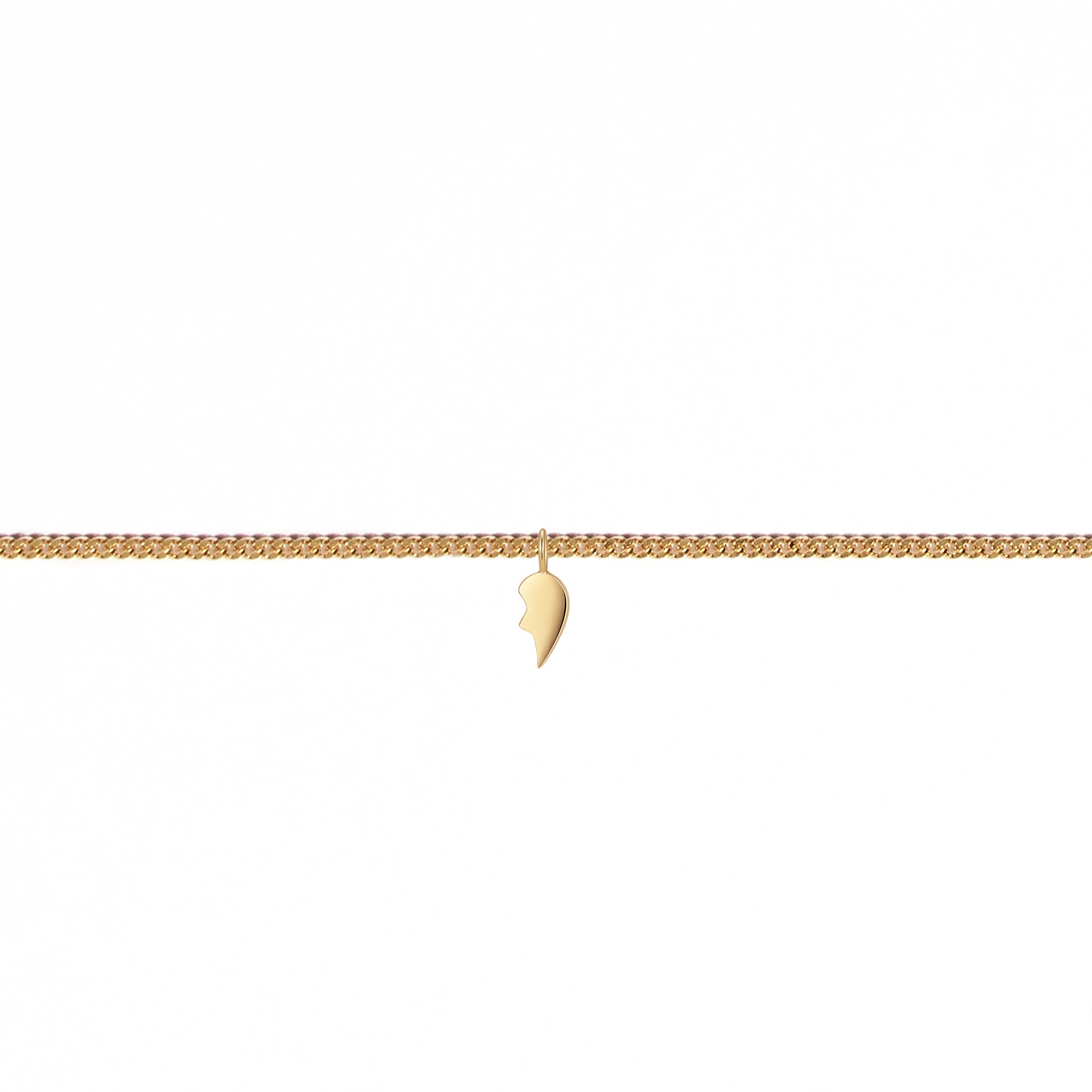 Permanent Bracelet With Slider Yellow Gold