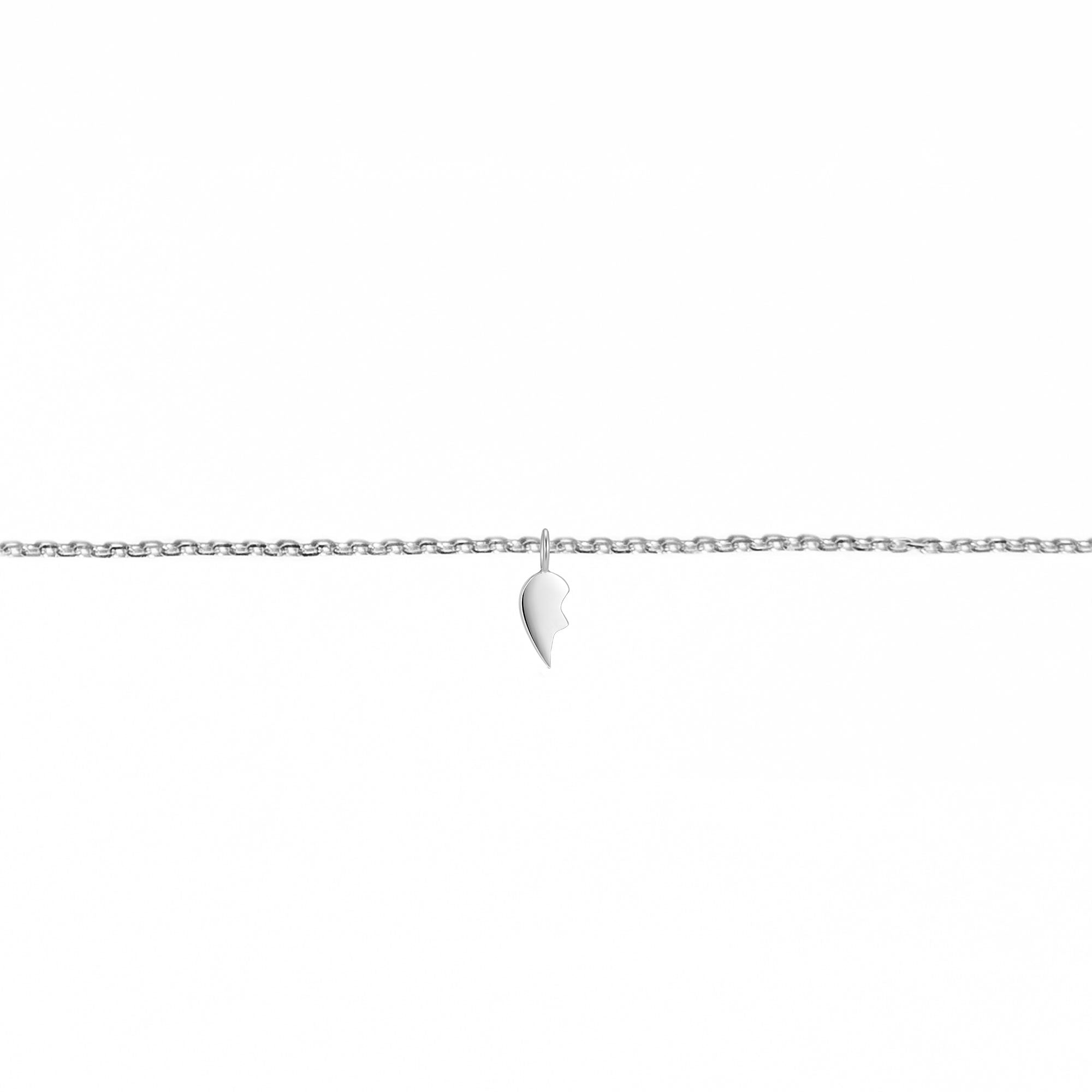 Permanent Bracelet With Slider White Gold