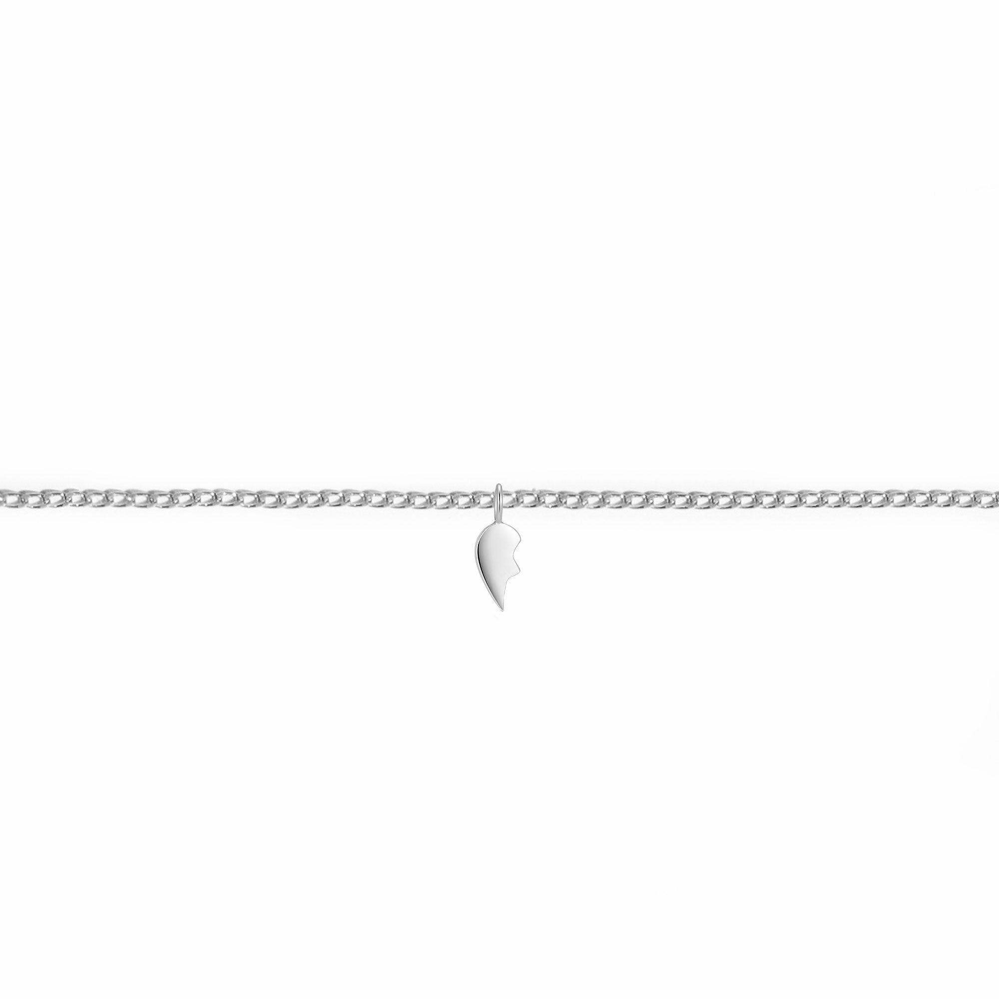 Permanent Bracelet With Slider White Gold