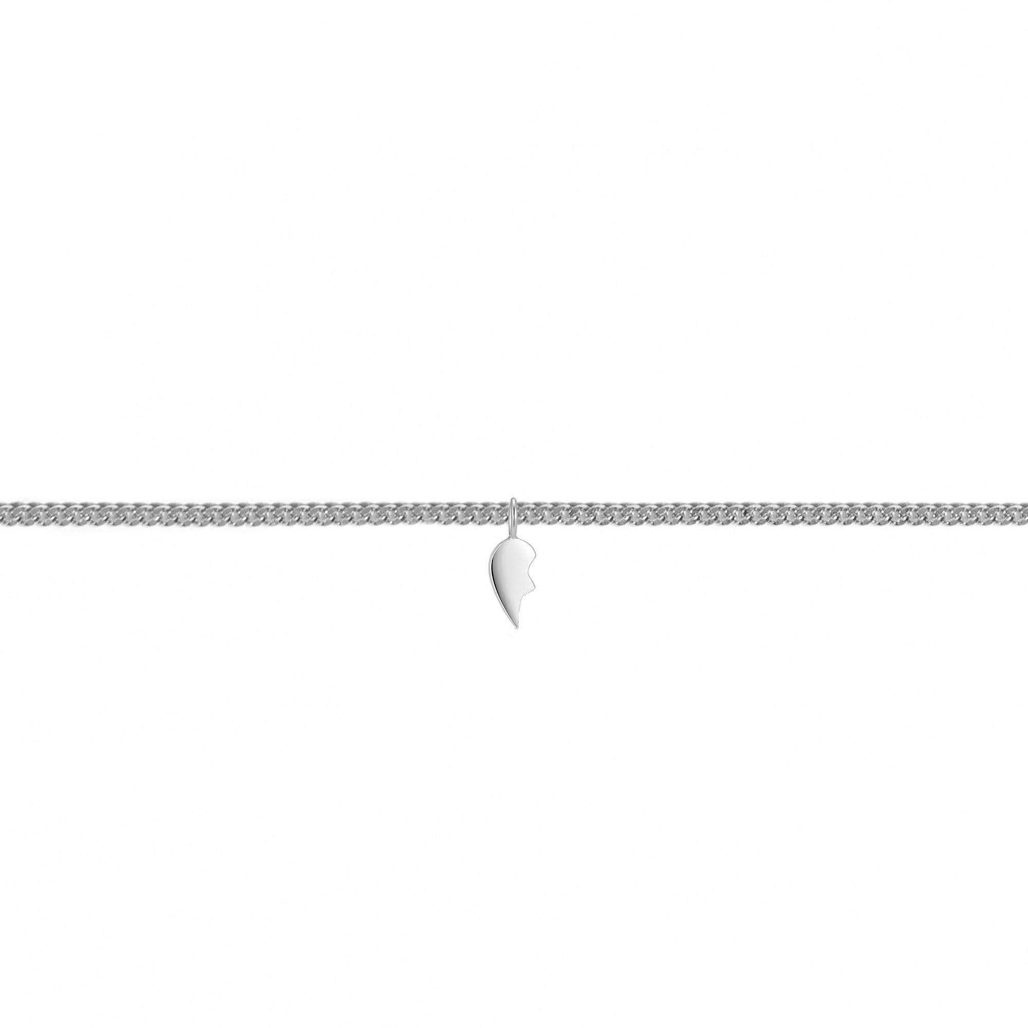 Permanent Bracelet With Slider White Gold