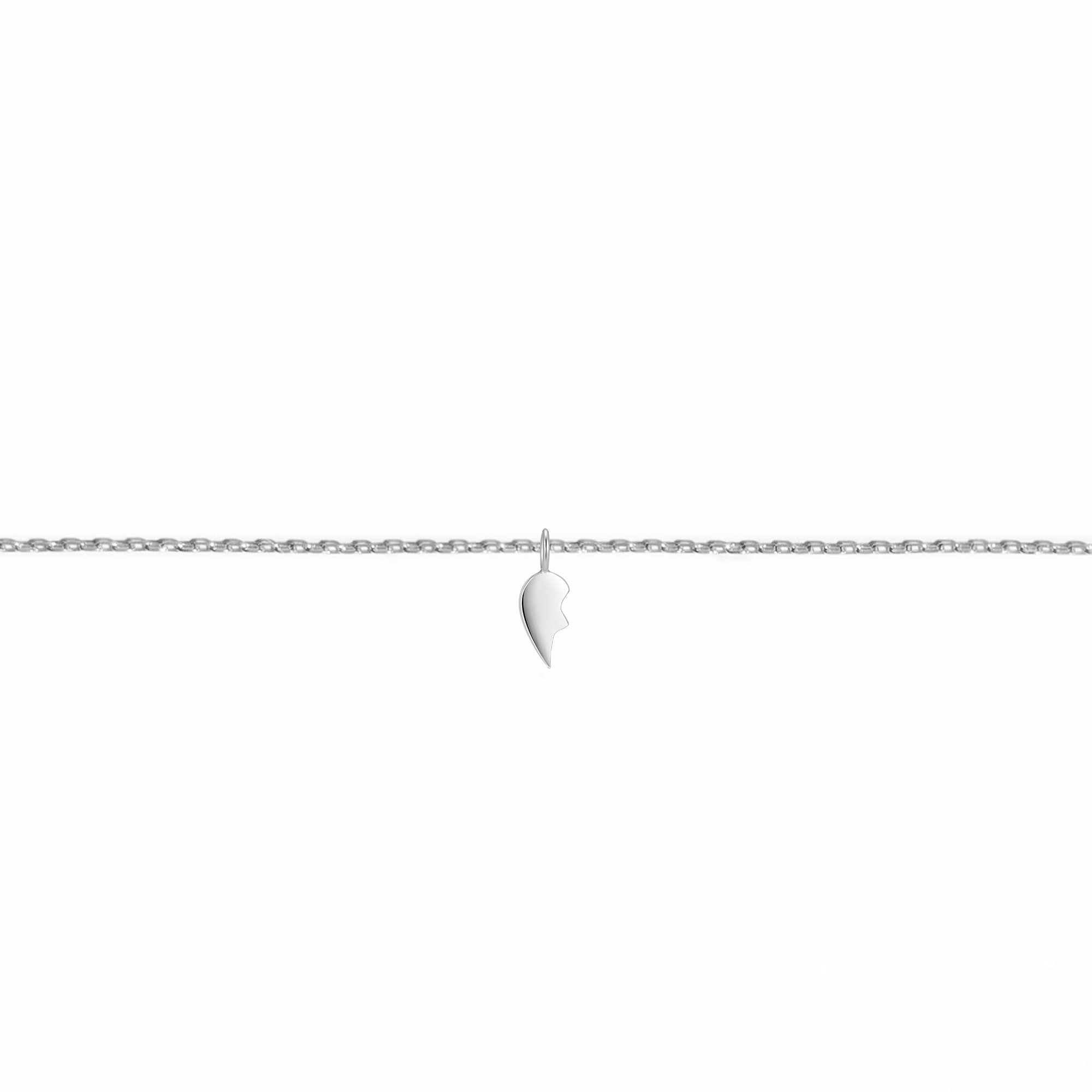 Permanent Bracelet With Slider White Gold