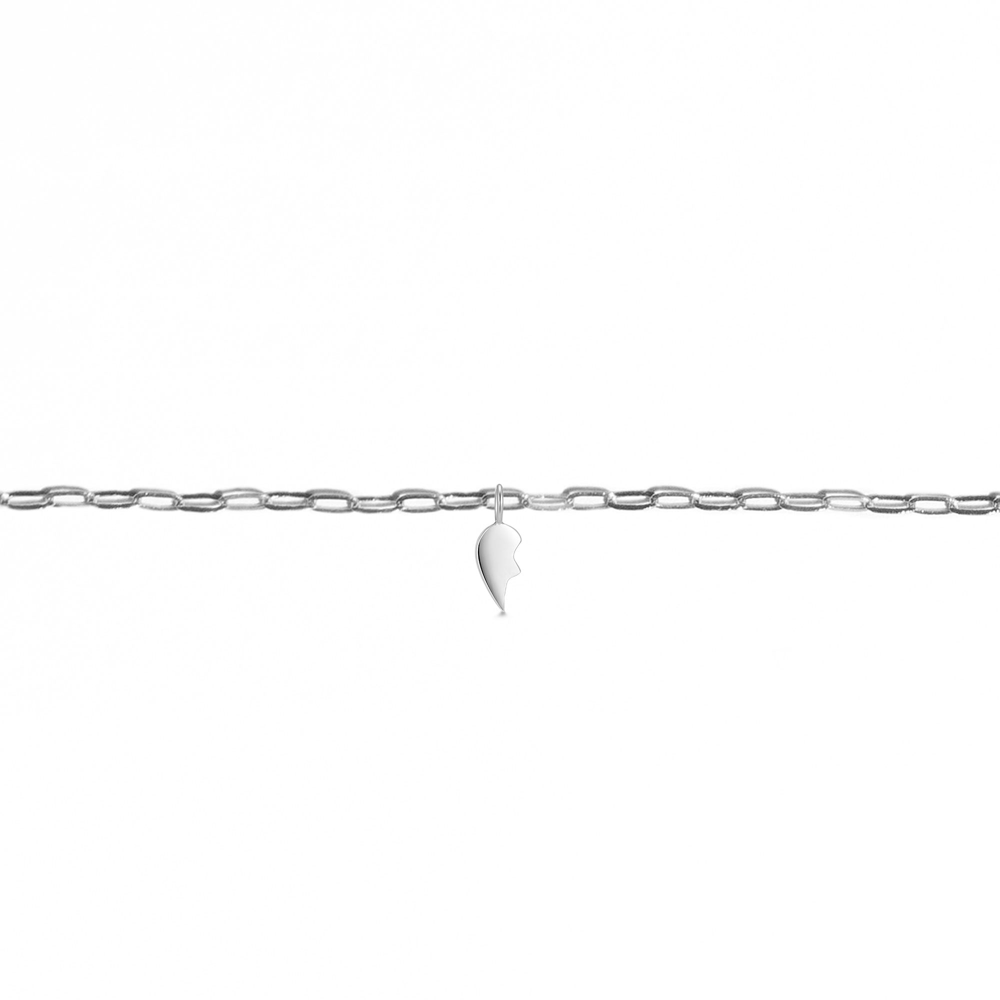 Permanent Bracelet With Slider White Gold
