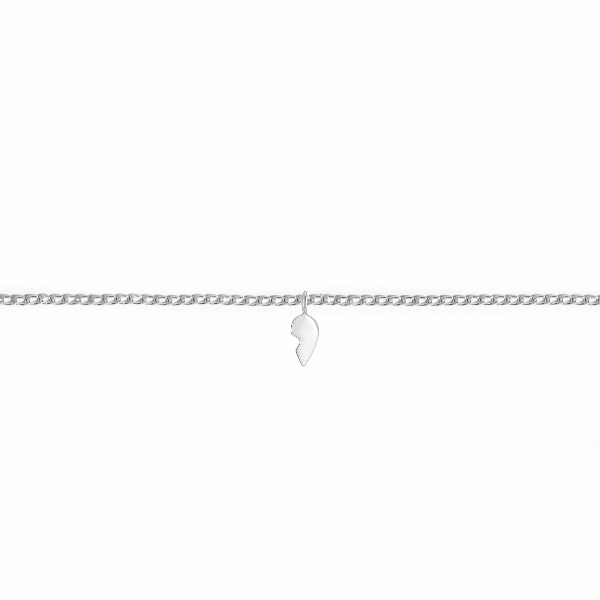 Permanent Bracelet With Slider White Gold