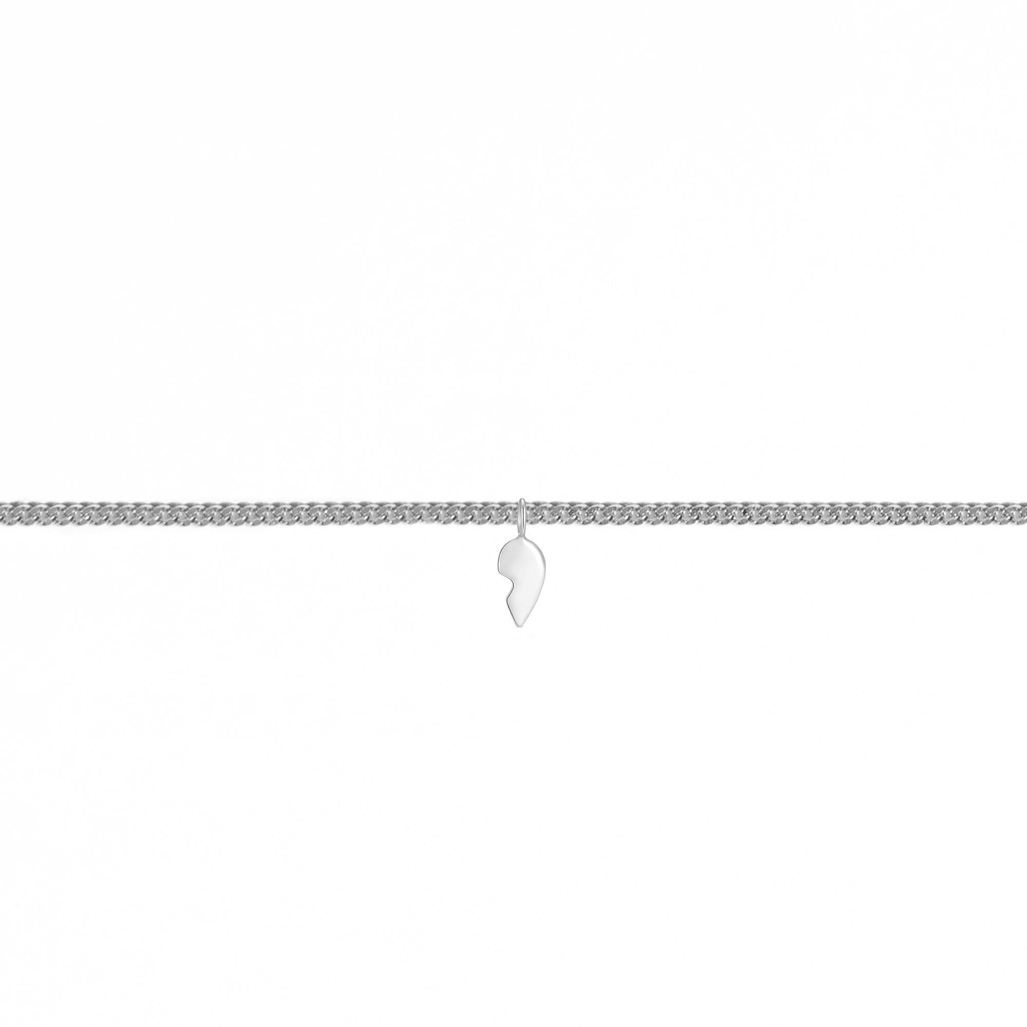 Permanent Bracelet With Slider White Gold