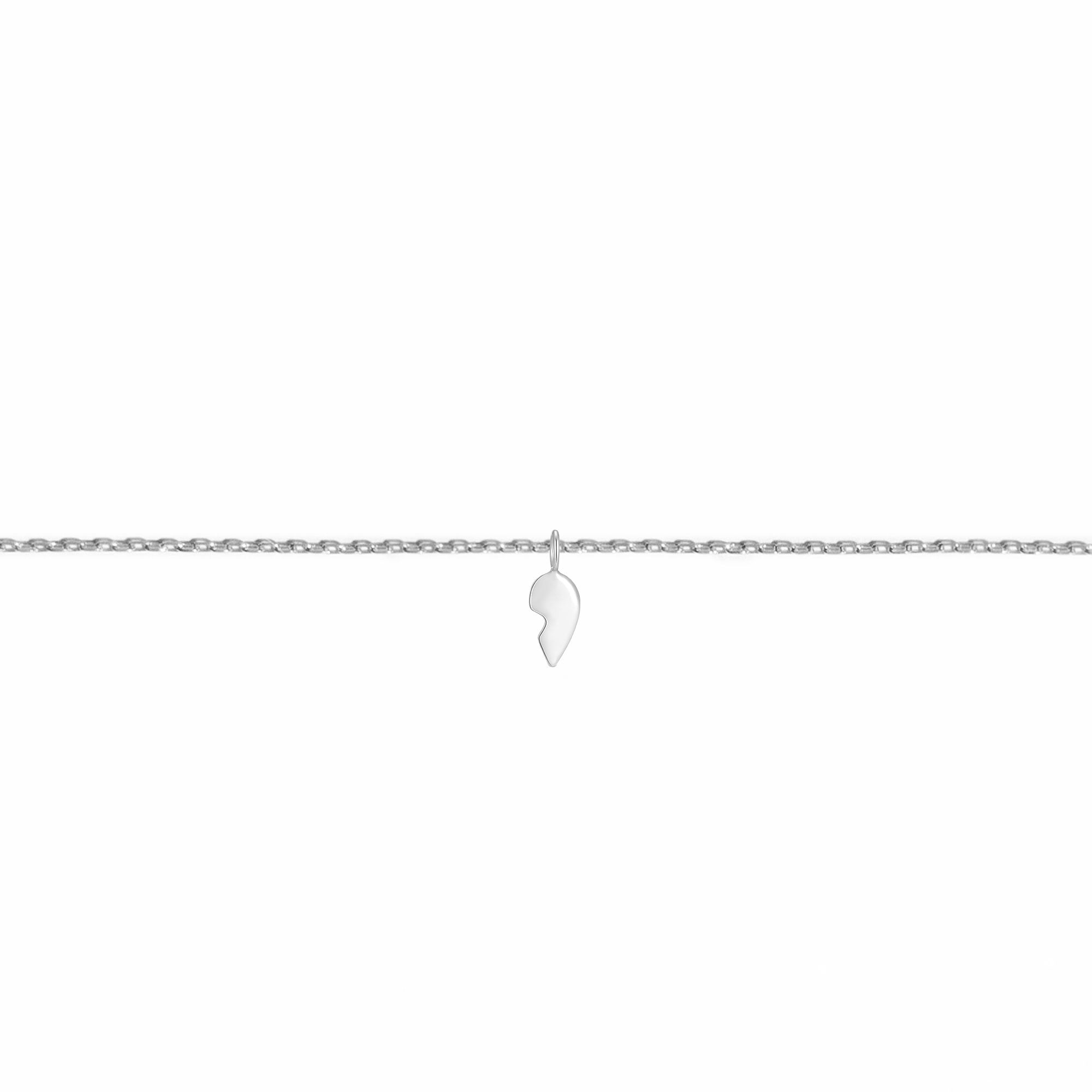 Permanent Bracelet With Slider White Gold