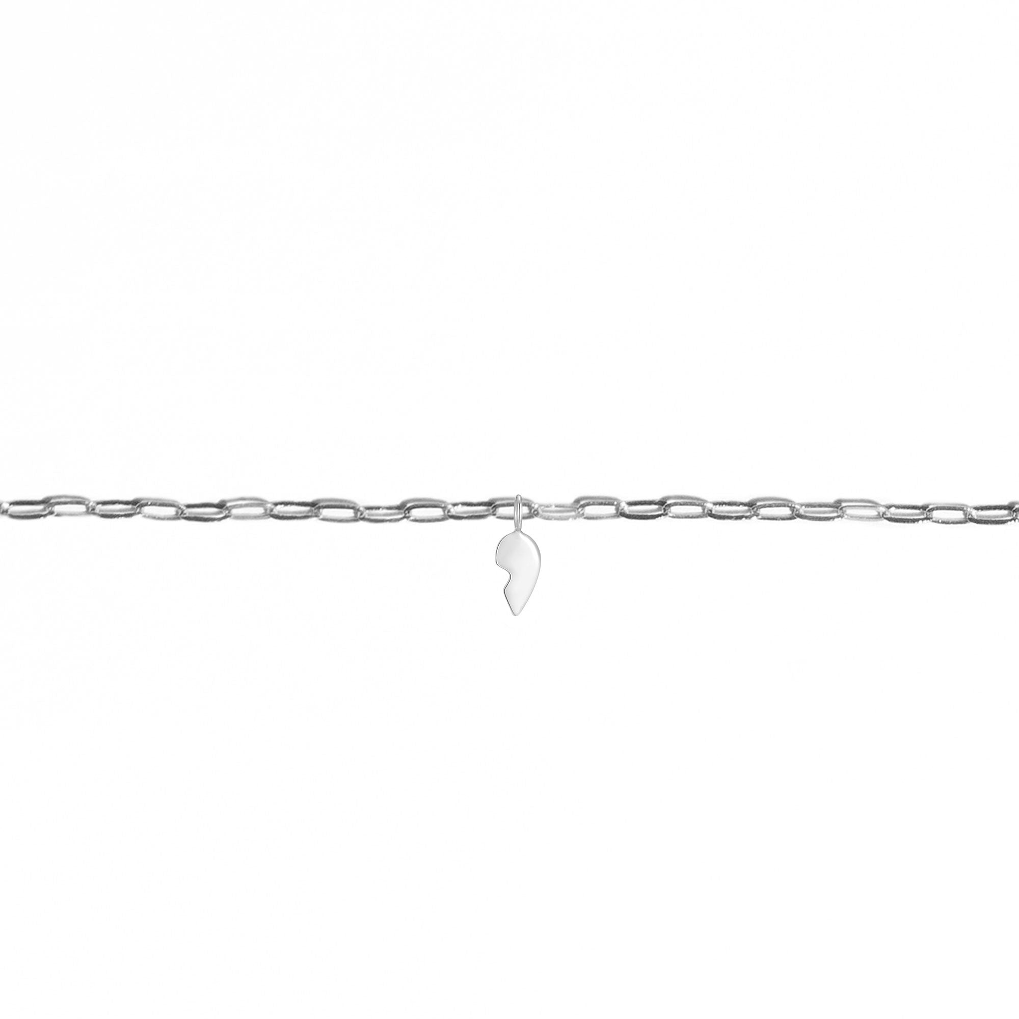 Permanent Bracelet With Slider White Gold