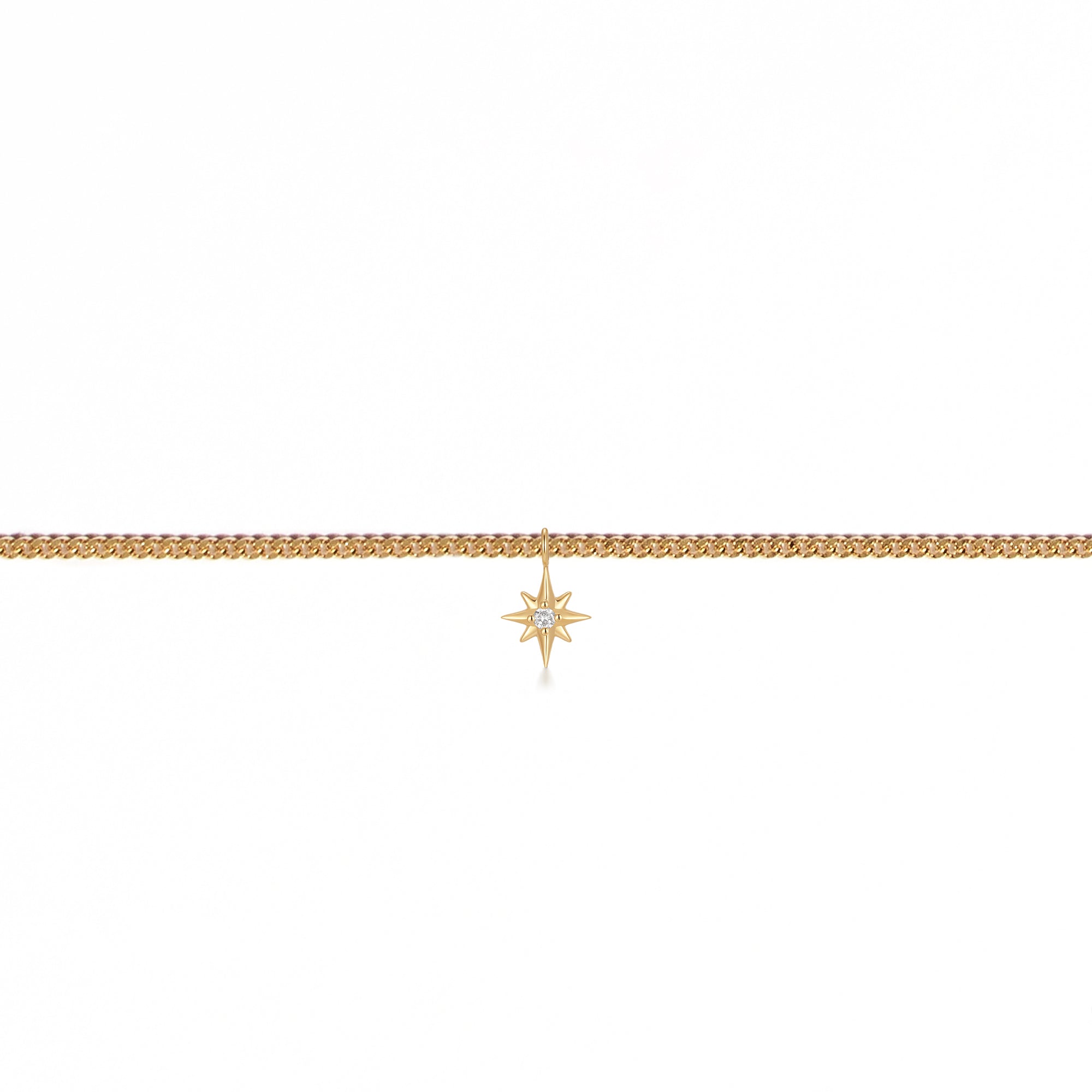 Permanent Bracelet With Slider Yellow Gold