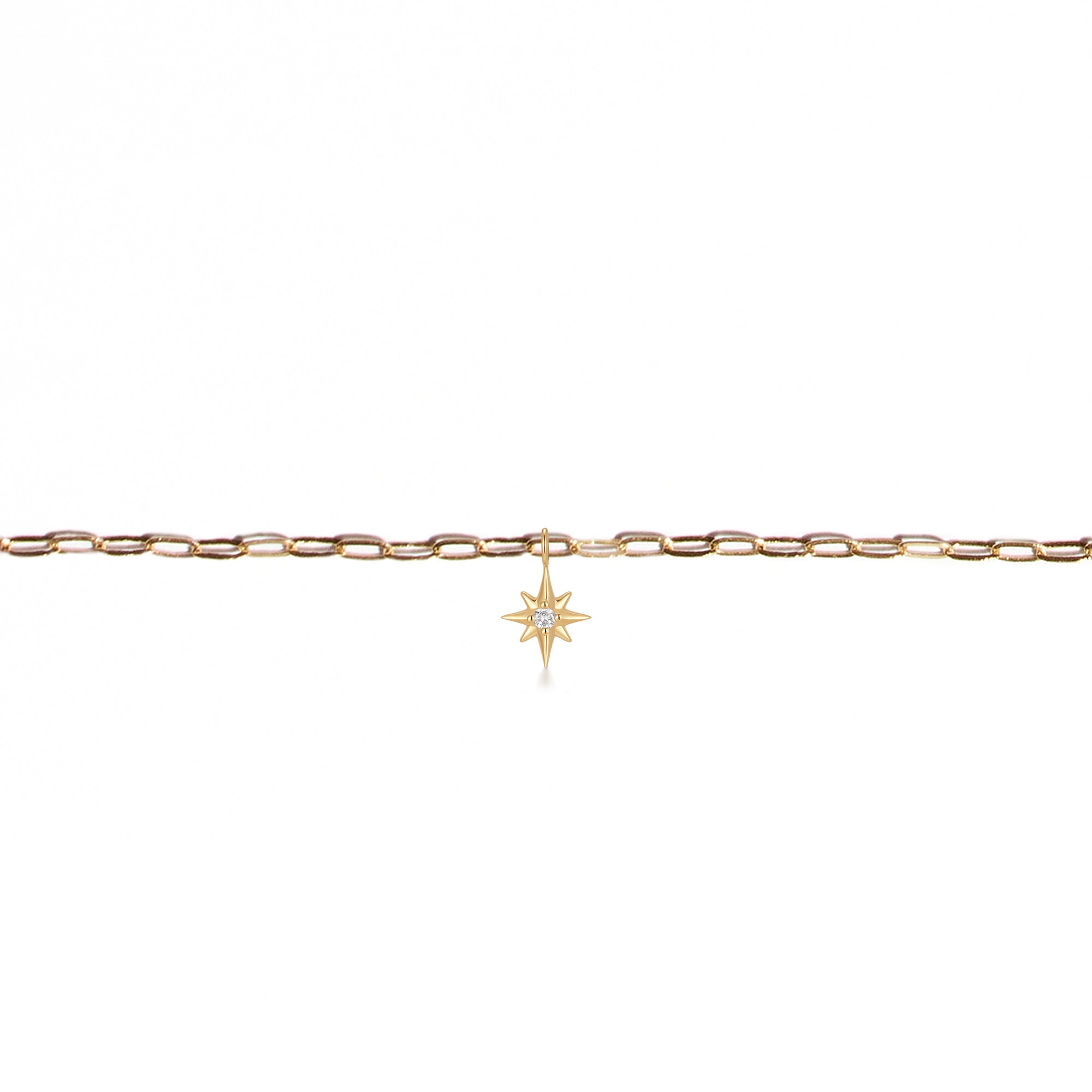 Permanent Bracelet With Slider Yellow Gold