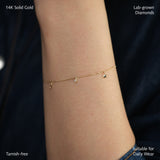 Starry Round Diamond Bracelet