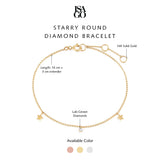 Starry Round Diamond Bracelet