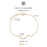 Wavy Diamond Bracelet