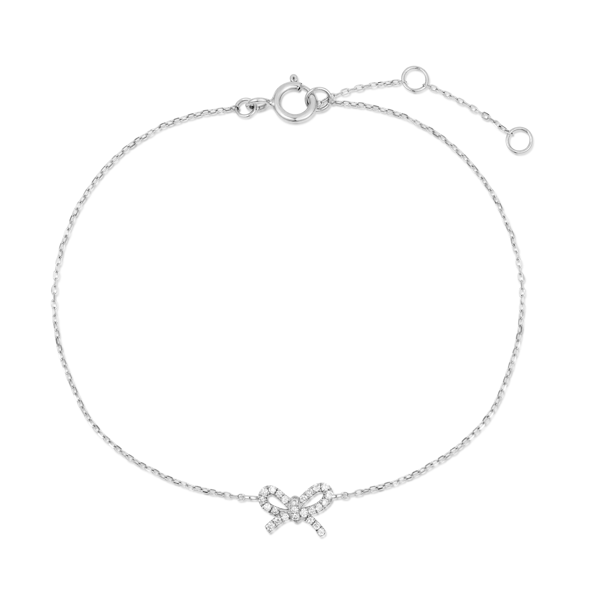 Pave Bow Bracelet