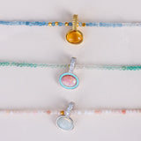 Isago Archive Kalung Wanita Verde Green Agate Amulet Necklace